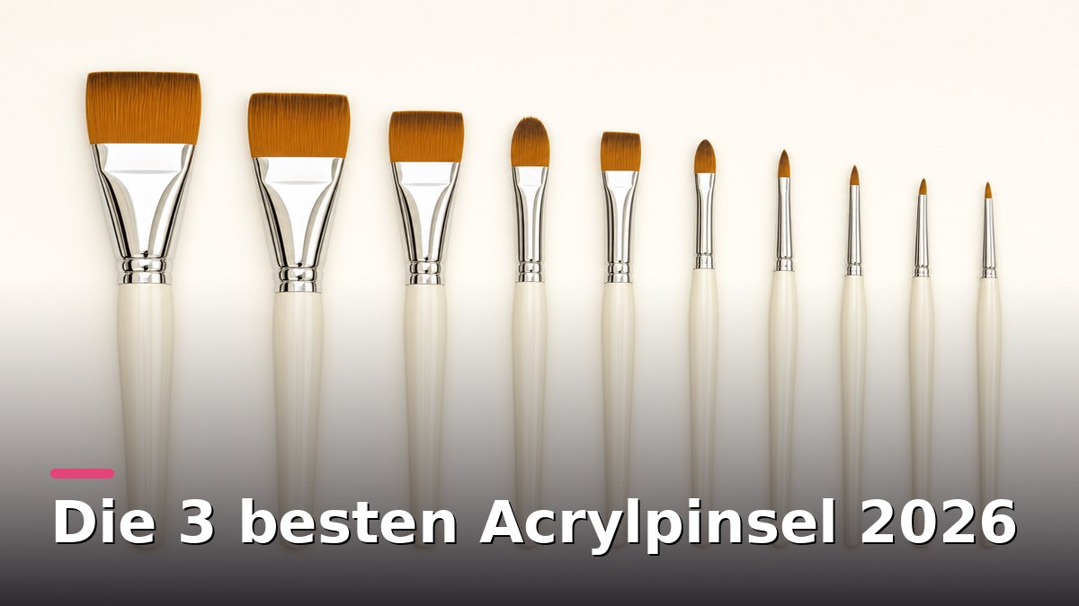 Die 3 besten Acrylpinsel 2026
