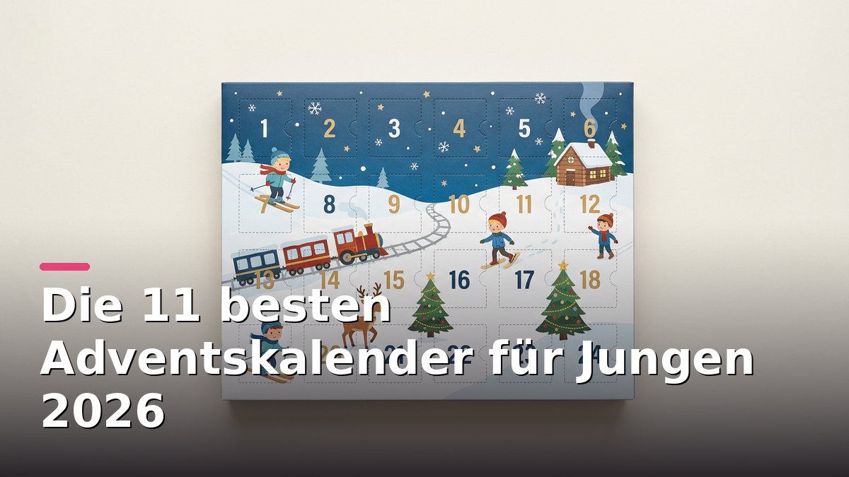 Die 11 besten Adventskalender für Jungen 2026