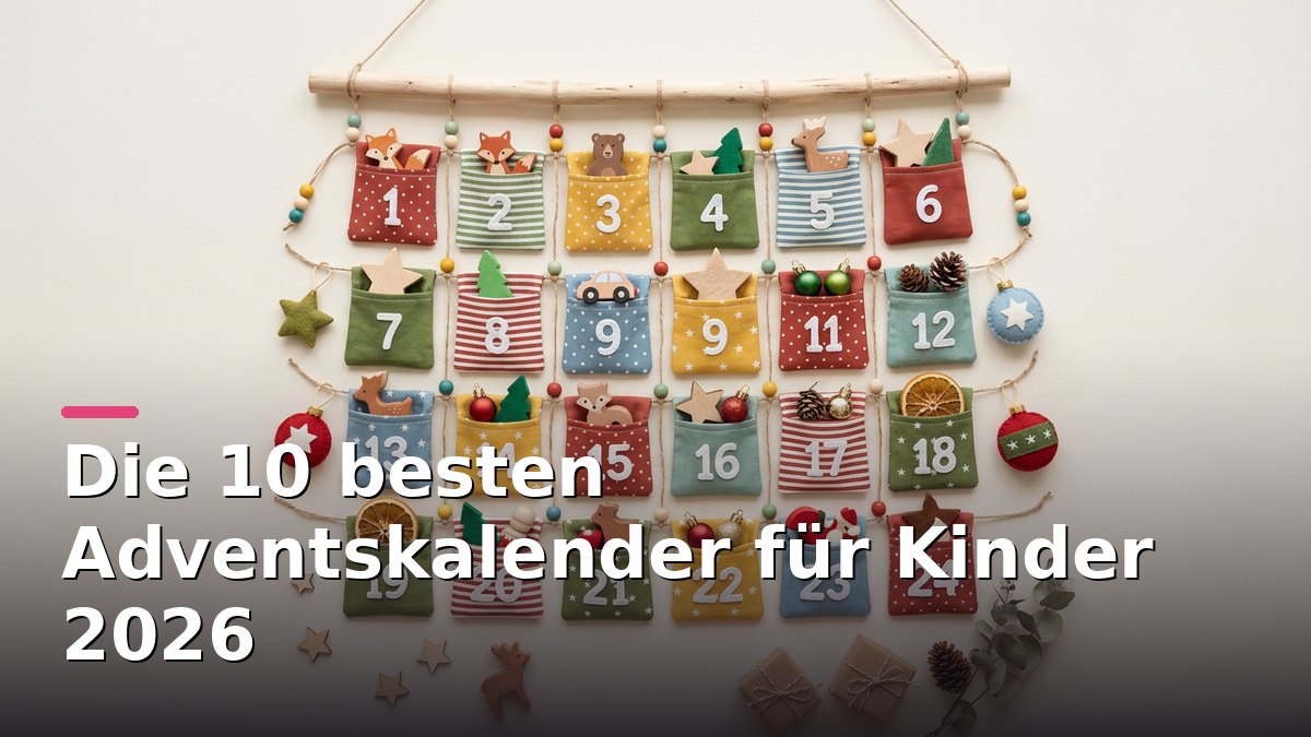 Die 10 besten Adventskalender für Kinder 2026
