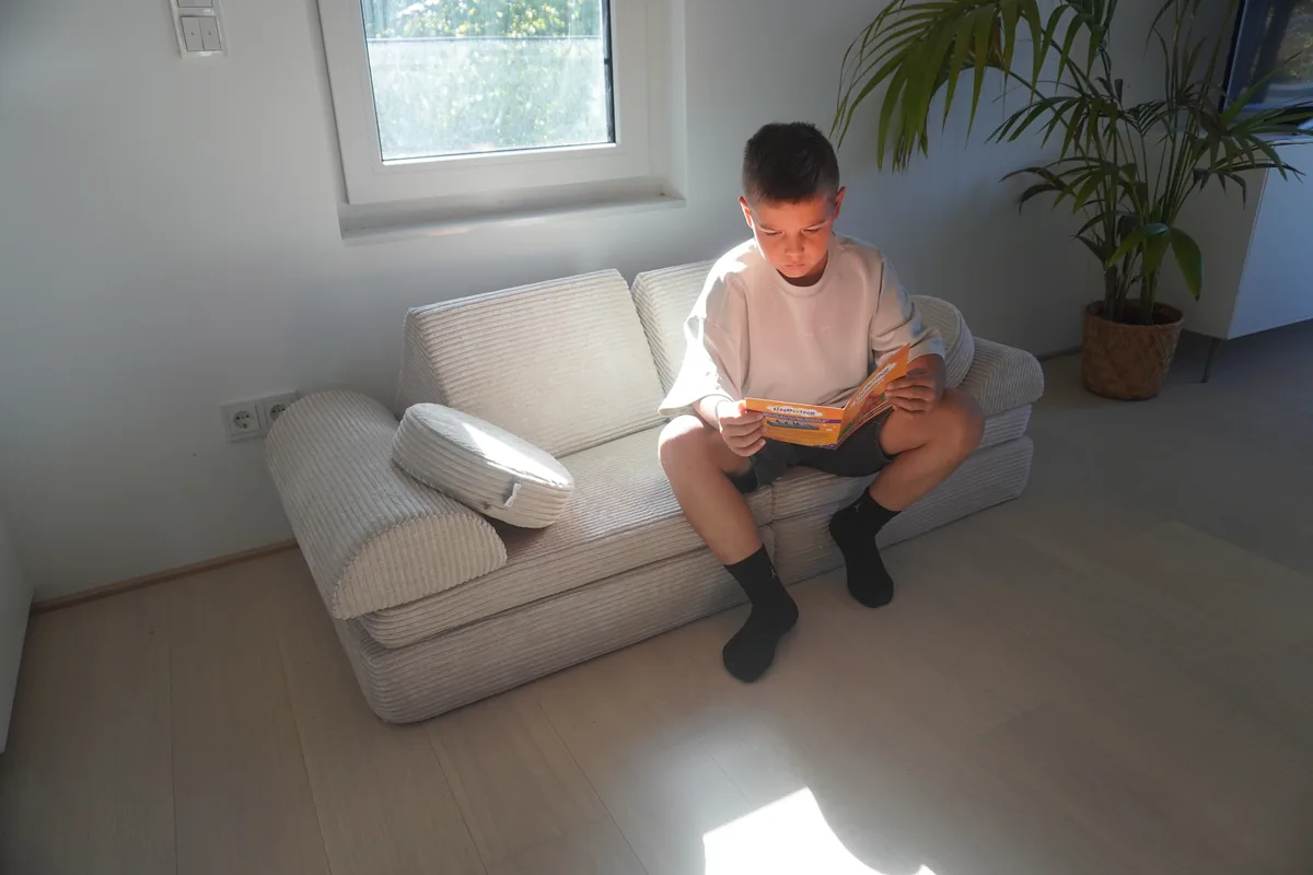 Ideenheft des Linodino Spielsofas Fantasiewelt